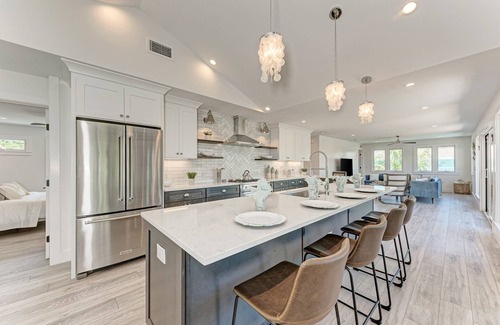 Anna Maria Casa | Summer Discounts! Steps from the Beach! Walk to Bean Point! Pool/spa! Golf Cart