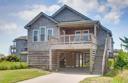 Rodanthe Casa | Encantadora casa de campo con vista al mar en Rodanthe- A solo minutos de la playa, se admiten perros