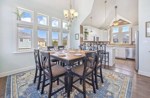 Wind Over Waves Casa | SUMMER SAVINGS Semi-Soundfront Dog Friendly w Pool, Hot Tub, Elevator, Cmty Dock