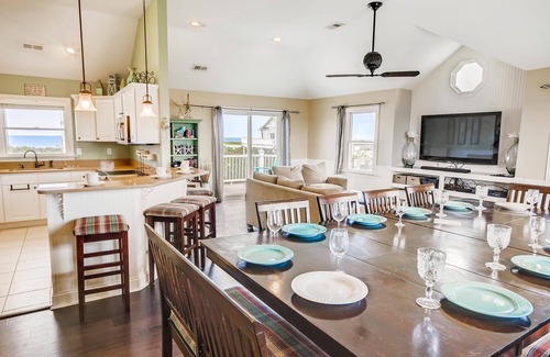 Wind Over Waves Casa | SUMMER SAVINGS - Soundside Home w/ Private Pool, Cabana, Pool Table and More