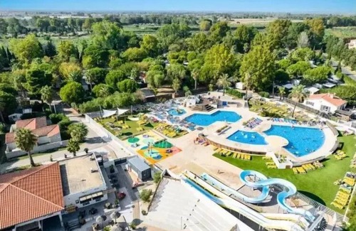 Saint-Cyprien Casa | Sun & Sea - Camping Le Bosc **** - 834 MOBILE-HOME 3 ROOMS CLIM TV 6 persons