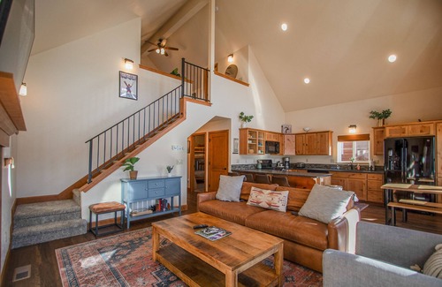 Dover Bay Casa | Sunlit, dog-friendly home with hot tub, gas fireplace, & washer/dryer