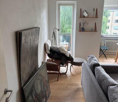 Aarhus C Apartamento | Sunny Apartment With Two Balconies