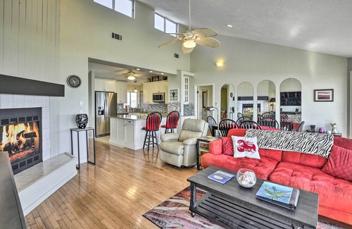 Flagler Beach Casa | Sunny Florida Home w/ Decks & View, Steps to Beach
