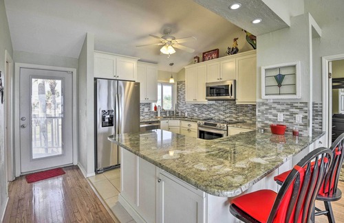 Flagler Beach Casa | Sunny Florida Home w/ Decks & View, Steps to Beach