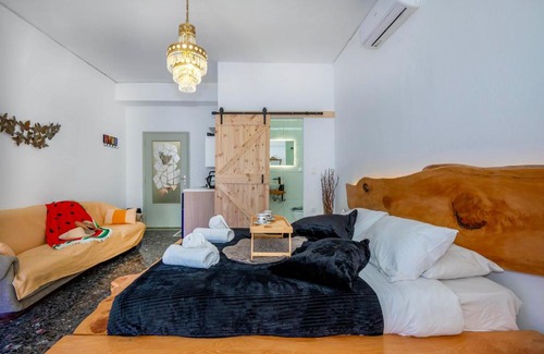 Old Town Rethymnon Apartamento | Sunny Palm Room Crete