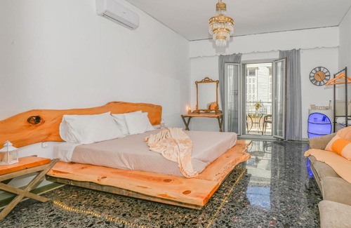 Old Town Rethymnon Apartamento | Sunny Palm Room Crete