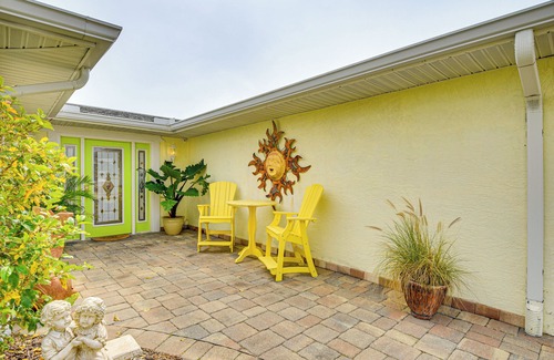 Bethune Grant Cabaña | Sunny South Daytona Home w/ Pool & Grill!