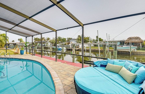 Bethune Grant Cabaña | Sunny South Daytona Home w/ Pool & Grill!