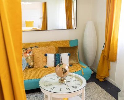 Blotzheim Apartamento | Sunny Suite by Leslodgespa - Studio moderne et coloré, proche de Bâle et de l'aéroport