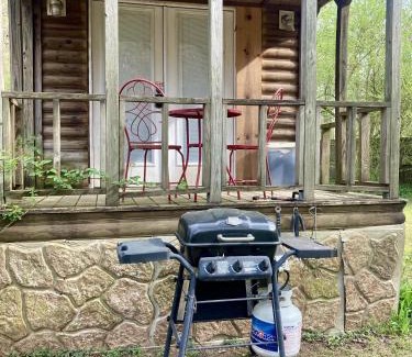 Mena Casa | Sunnybrook Cabin, wooded, private with stream, near ATV trails