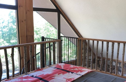 Lake Toxaway Cabaña | Sunrise Cottage: unidad única casa de campo duerme 6