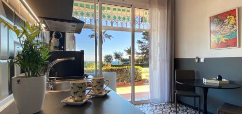 Miami Platja Apartamento | Sunrise Estudio Zebra, con vistas jardín y mar