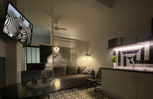 Miami Platja Apartamento | Sunrise Estudio Zebra, con vistas jardín y mar