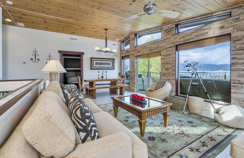 Lakeport Casa | Sunrise Shores--Lakefront House with Private Dock and Panoramic Views