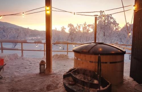 Kilpisjarvi Apartamento | Sunrise View Lapland, Sky View bedroom
