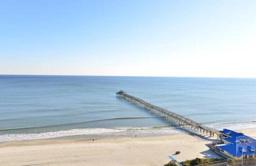 Cherry Grove Beach Casa | Suns Out Steps to Beach w Private Pool in Cherry Grove
