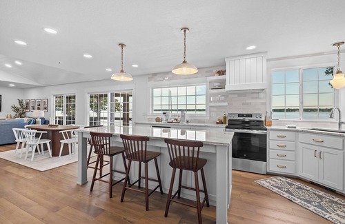 Grove Casa | Sunset Cottage on Grand: Waterfront Views - Dock - Fire Pit - Boat Parking