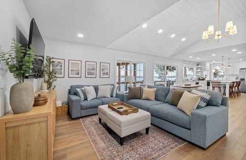 Grove Casa | Sunset Cottage on Grand: Waterfront Views - Dock - Fire Pit - Boat Parking
