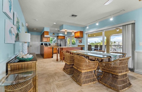 Key Colony Beach Villa | Sunset Harbor Waterfront Villa with Dock, Cabana Club