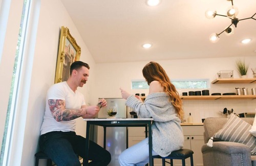 Linn Valley Apartamento | Sunset Tiny House at Linn Valley Lakes