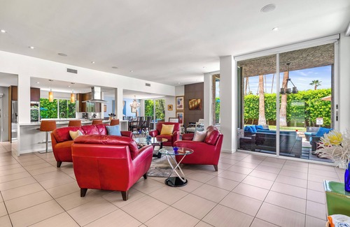 Deepwell Estates Casa | Suntan Palms - Bold Design, Poolside Fun, Spa, Fire Pit & Views