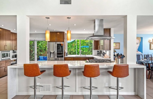 Deepwell Estates Casa | Suntan Palms - Bold Design, Poolside Fun, Spa, Fire Pit & Views