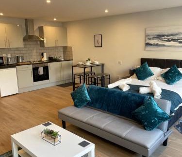Northampton Apartamento | Super-King Bed Studio Apartment in Central Northampton