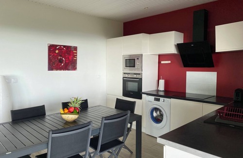 Le Vauclin Casa | Super panorama, enjoy an "inside-out" experience for an ideal stay.