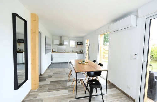 Saubion Casa | magnífico patio villa T3, amueblado con turismo de 3 estrellas, a 8 km del océano