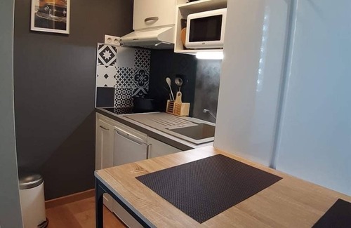 Amfreville Casa | Superb, fully-equipped "Cocoon 3*" studio near the sea