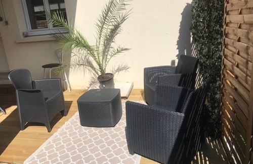 Amfreville Casa | Superb, fully-equipped "Cocoon 3*" studio near the sea