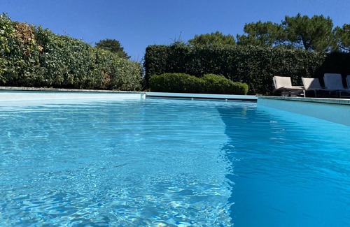 Pyla-sur-Mer Villa | Magnífica vista a la piscina - Acceso directo a la playa - -