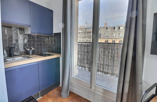 Les Halles Apartamento | Superb Studio Fireplace Balcony Air-conditioning