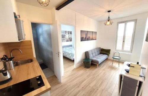 Aubervilliers Apartamento | Superbe 2 pièces rénové et calme