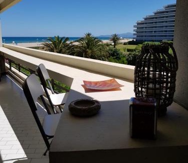 La Cote Radieuse Apartamento | Superbe appartement à Canet en Roussilon avec vue sur mer et montagne