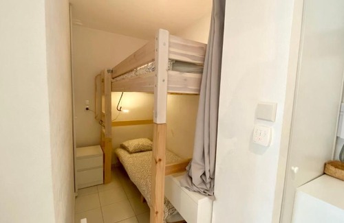 Fort-Mahon-Plage Apartamento | Superbe apt cosy, 50m de la plage, 4 pers, vue côté mer