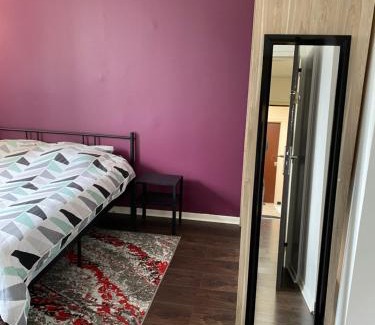 Vandoeuvre-les-Nancy Apartamento | Superbe Chambre parentale avec salle de bains privée et WC privés, wifi, cuisine