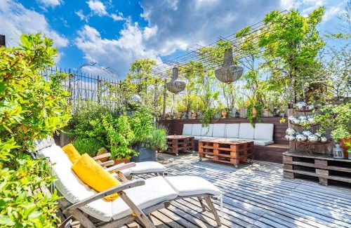 19th Arrondissement Apartamento | Superbe duplex Paris-rooftop vue panoramique