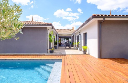Parentis-en-Born Casa | Superbe maison avec piscine