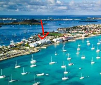 Marigot Apartamento | Superbe studio Dolce Vita vue mer plage piscine
