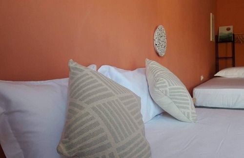 Ano Meria Apartamento | Superior Colorfull Studio with Aegean Sea View