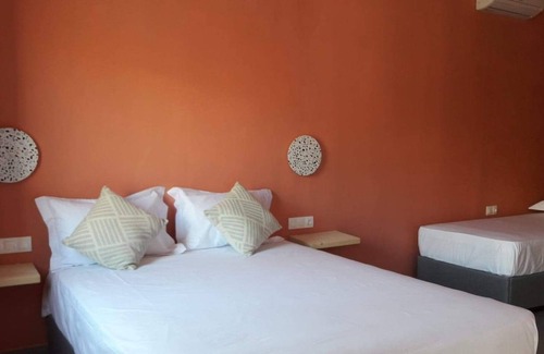 Ano Meria Apartamento | Superior Colorfull Studio with Aegean Sea View