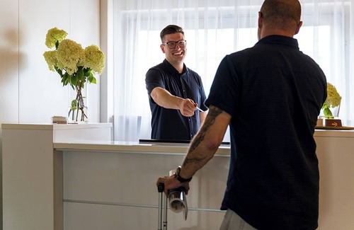Loerrach Apartamento | Superior Doppelzimmer mit Balkon