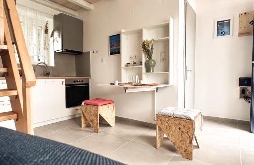 Lemnos Casa | Surf-themed stone house at Kalliopi