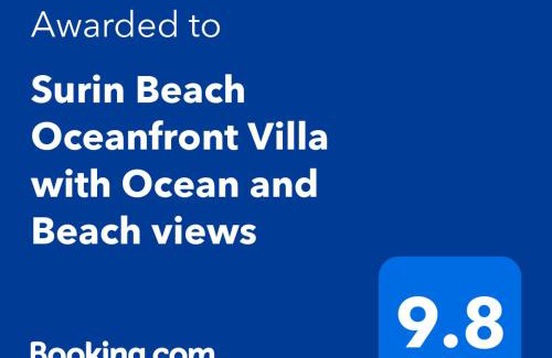 Cherngtalay Villa | Surin Beach Oceanfront Villa with Ocean and Beach views
