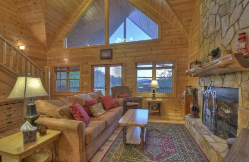Mineral Bluff Villa | Sweet Seclusion Firepit king suite serene outdoor spaces