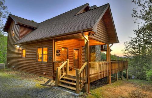 Mineral Bluff Villa | Sweet Seclusion Firepit king suite serene outdoor spaces