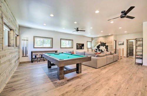 Island Park Casa | Swiss Cabin in Macks Inn Game Room and Fire Pit!