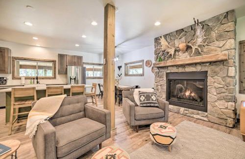 Island Park Casa | Swiss Cabin in Macks Inn Game Room and Fire Pit!